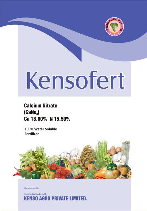 Kensofert Calcium Nitrate blue packaging